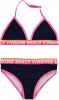 Vingino triangel bikini ZOFINA donkerblauw/roze online kopen