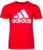 Adidas T shirt Essentials Big Logo Rood/Wit Kinderen online kopen