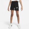 Nike Meisjes Sportswear Club French Terry Shorts Junior Black/White Kind online kopen