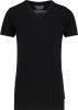 Vingino ! Jongens Shirt Korte Mouw Maat 140 Zwart Katoen/elasthan online kopen