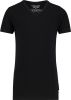 Vingino ! Jongens Shirt Korte Mouw Maat 140 Zwart Katoen/elasthan online kopen