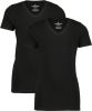 Vingino Zwarte T shirt Boys T shirt V neck(2 pack ) online kopen
