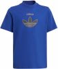 Adidas Boys Spirit Shortsleeve basisschool T Shirts Blue 100% Katoen online kopen