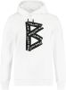 Ballin unisex hoodie met logo wit online kopen