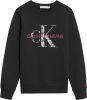 Calvin Klein Sweatshirt FLORAL MONOGRAM LOGO SWE met modieuze logoprint online kopen