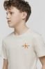 Calvin klein JEANS T shirt met logo beige online kopen