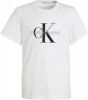 Calvin klein Jeans! Jongens Shirt Korte Mouw Maat 152 Wit Katoen online kopen
