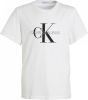 Calvin klein Jeans! Jongens Shirt Korte Mouw Maat 152 Wit Katoen online kopen