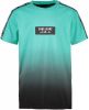 Cars dip dye T shirt Gustaf met contrastbies mintgroen/zwart online kopen
