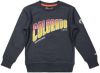 DJ Dutchjeans sweater met tekst donkerblauw/geel online kopen