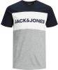 Jack & jones T shirt Korte Mouw Jack &amp, Jones JJELOGO BLOCKING TEE online kopen