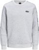 JACK & JONES JUNIOR sweater JCOTATE met printopdruk grijs melange online kopen