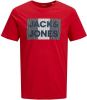 JACK & JONES JUNIOR T shirt JJECORP met logo rood/blauw online kopen