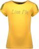 Like Flo T shirt met logo geel online kopen
