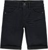 NAME IT KIDS slim fit jeans bermuda NKMSOFUS zwart online kopen