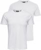 ONLY & SONS T shirt BASIC LIFE SLIM O NECK 2 PACK(set, 2 delig, Set van 2 ) online kopen