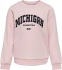 ONLY KIDS GIRL sweater KOGLAINA met tekst roze online kopen
