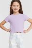 Kids Only ! Meisjes Shirt Korte Mouw Maat 152 Lila Polyester/viscose/elasthan online kopen