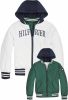 Tommy Hilfiger reversible zomerjas van gerecycled polyester wit/groen online kopen