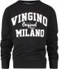 VINGINO ! Jongens Sweater -- Zwart Katoen/elasthan online kopen