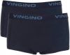 VINGINO ! Meisjes 2-pack Hipster Maat 104 Donkerblauw Katoen/elasthan online kopen