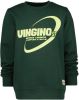 Vingino sweater Nikko met logo donkergroen online kopen