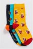 WE Fashion sokken set van 3 geel/blauw/zwart online kopen