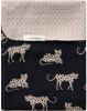 Your Wishes baby ledikantdeken Wild Cheetah 100x140 cm zwart/beige online kopen